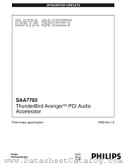 SAA7785 datasheet pdf Philips