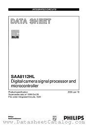 SAA8112HL datasheet pdf Philips