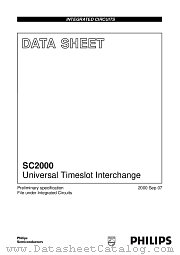 SC2000 datasheet pdf Philips