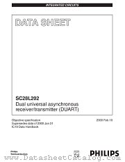 SC28L202A1B datasheet pdf Philips
