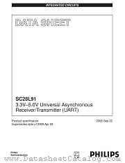 SC28L91A1B datasheet pdf Philips