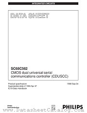 SC68C562 datasheet pdf Philips