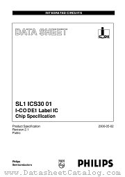 SL1ICS3001W datasheet pdf Philips