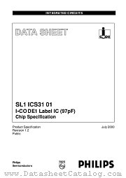 SL1ICS3101 datasheet pdf Philips