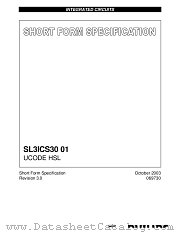 SL3S3001FTT datasheet pdf Philips