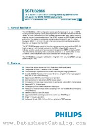 SSTU32866EC/G datasheet pdf Philips