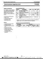 TCA280B datasheet pdf Philips