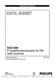 TDA1599T datasheet pdf Philips