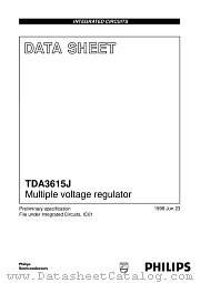 TDA3615J datasheet pdf Philips