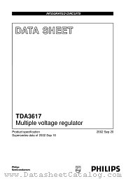 TDA3617 datasheet pdf Philips