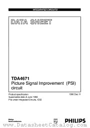 TDA4671 datasheet pdf Philips
