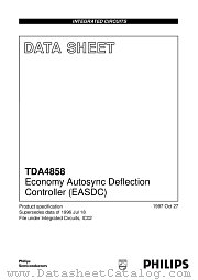 TDA4858 datasheet pdf Philips