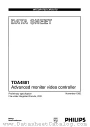 TDA4881 datasheet pdf Philips