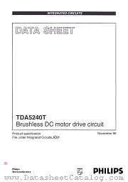 TDA5240T datasheet pdf Philips