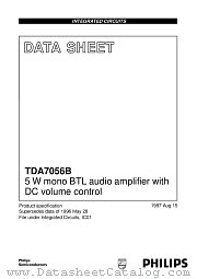 TDA7056B datasheet pdf Philips