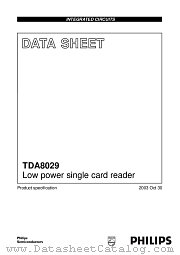 TDA8029HL/C1 datasheet pdf Philips