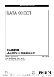 TDA8040T datasheet pdf Philips