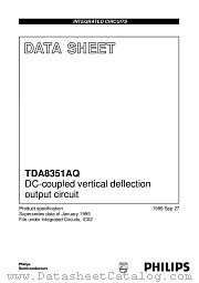 TDA8351A datasheet pdf Philips