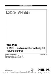 TDA8551T datasheet pdf Philips