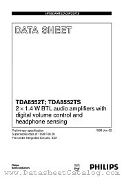 TDA8552T datasheet pdf Philips