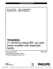 TDA8560 datasheet pdf Philips