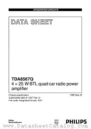 TDA8567Q datasheet pdf Philips
