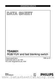 TDA8601T datasheet pdf Philips