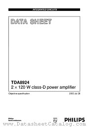 TDA8924TH datasheet pdf Philips