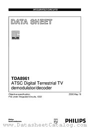 TDA8961 datasheet pdf Philips