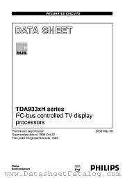 TDA9332H datasheet pdf Philips