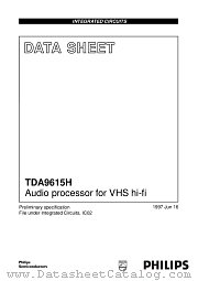 TDA9615 datasheet pdf Philips