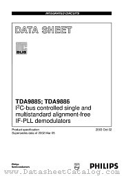 TDA9886TS/V4 datasheet pdf Philips