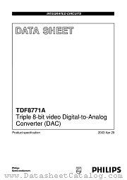 TDF8771AH datasheet pdf Philips