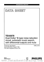 TEA0678 datasheet pdf Philips