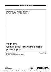 TEA1039 datasheet pdf Philips