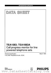 TEA1083AT datasheet pdf Philips