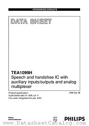 TEA1099H datasheet pdf Philips