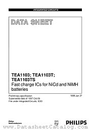 TEA1103 datasheet pdf Philips