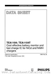TEA1104T datasheet pdf Philips