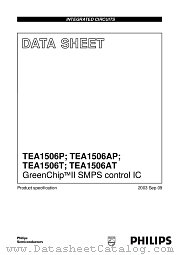 TEA1506AT/N1 datasheet pdf Philips