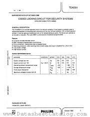 TEA5501 datasheet pdf Philips