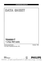 TEA5551 datasheet pdf Philips