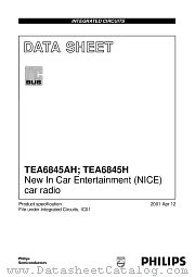 TEA6845H datasheet pdf Philips