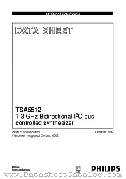 TSA5512AT datasheet pdf Philips