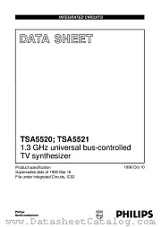 TSA5521T datasheet pdf Philips