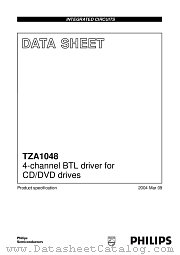 TZA1048TH datasheet pdf Philips