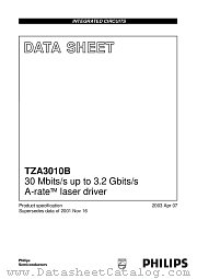 TZA3010B datasheet pdf Philips