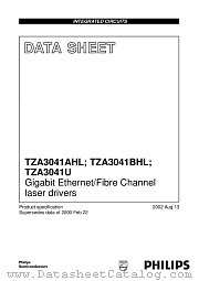 TZA3041A datasheet pdf Philips
