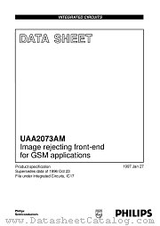 UAA2073AM datasheet pdf Philips