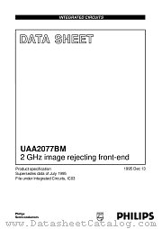 UAA2077 datasheet pdf Philips
